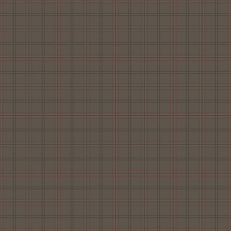 Petit Tideway, Brick, Faux Grasscloth