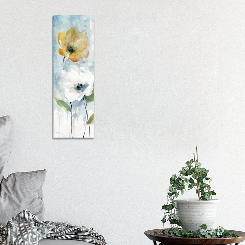 Holland Spring Blooms II by Carol Robinson - Wrapped Canvas Panoramic Painting, 30.48 cm H x 91.44 cm W x 1.91 cm D