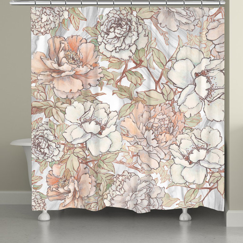 Alyda Floral Shower Curtain