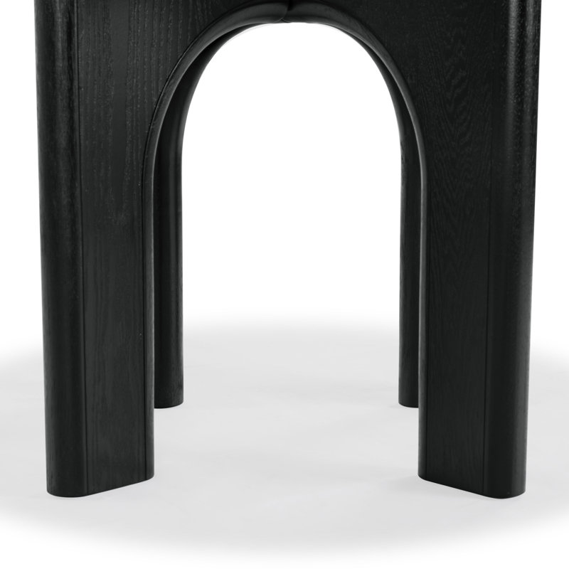 Olivetta Round Dining Table, Black