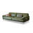 Green Genuine Leather Standard Sofa cushion couch