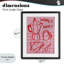 «Wakey Breakfast Doodles», reproduction sous verre encadrée, design par Jenaya Jackson-1796271817-1796271815