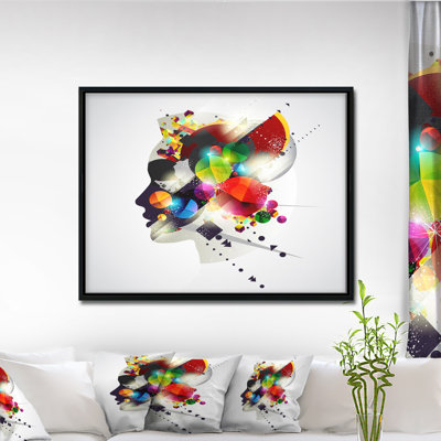 Profil abstrait - reproduction d'impression