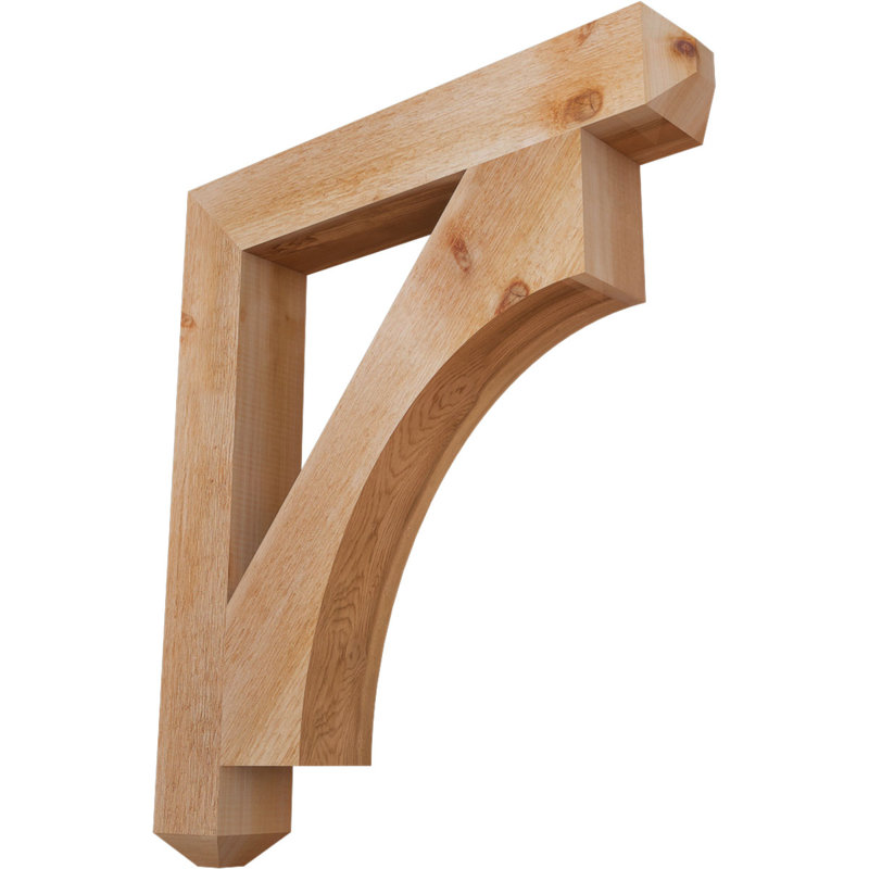 Support Westlake Craftsman, H 30 po x l 4 po x P 26 po, Cèdre rouge de l'Ouest, Rugueux