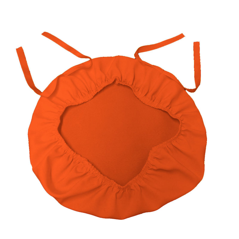 Outdoor 2'' Dining Chair Cushion Cover, Orange