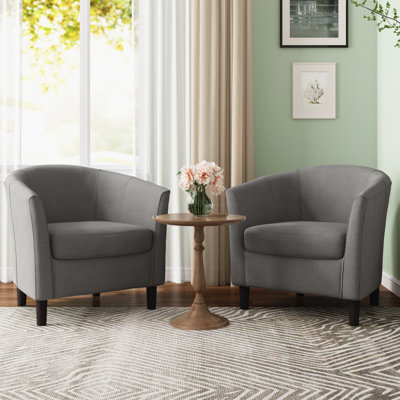 Edvardas 76.7Cm Wide Barrel Chair