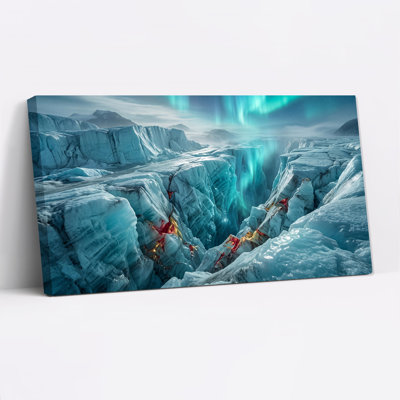 Art mural sur toile Glacier Crevices
