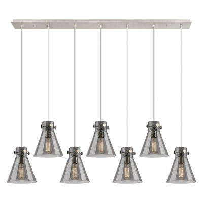 Luminaire suspendu conique à 7 lumières Amrith