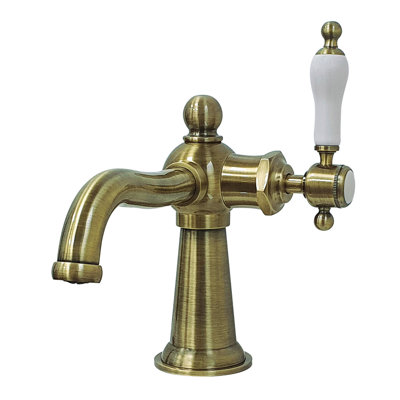 Whitaker Single Hole Bathroom Faucet with Drain Assembly