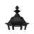 Manor House Black Beveled Glass Outdoor Wall Lantern