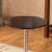 Adjustable Height Bar Table And 2 Chrome Adjustable Swivel Stools Set-1574702951-1560703831-1560703824