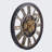 Wall Clock 36" Round Oversized for Living Room decor with Real Moving Gears America Collection-87147384