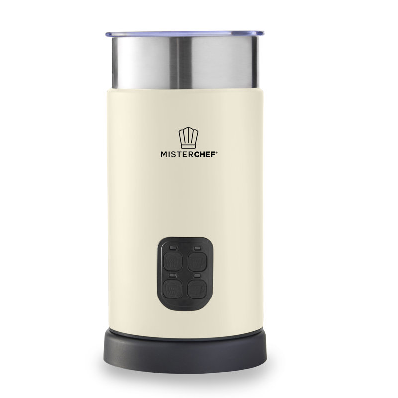 MisterChef Stainless Steel Automatic Milk Frother, Cream