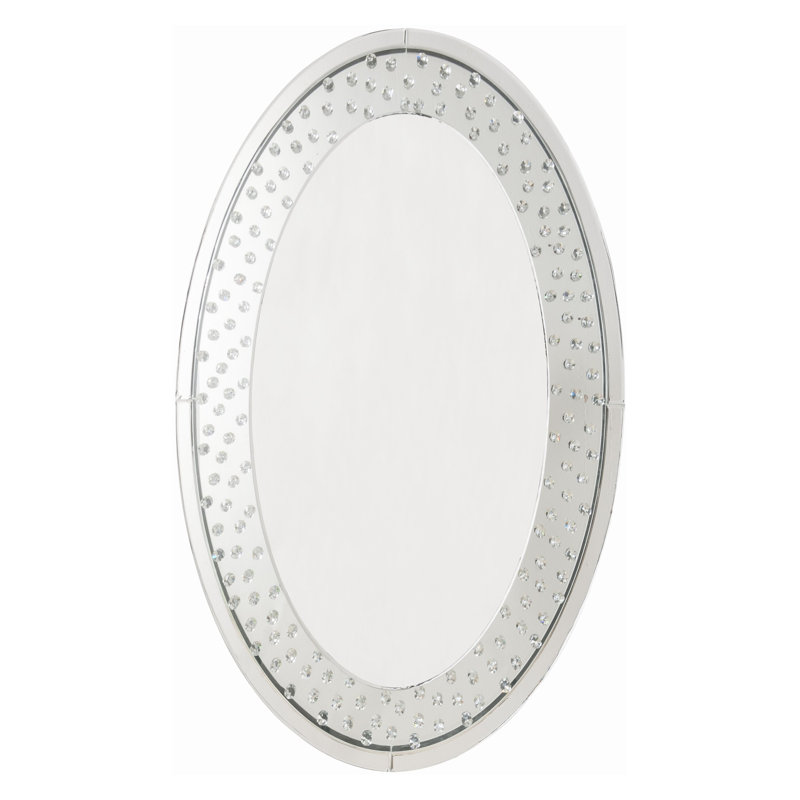 Wood Flat Wall Mirror