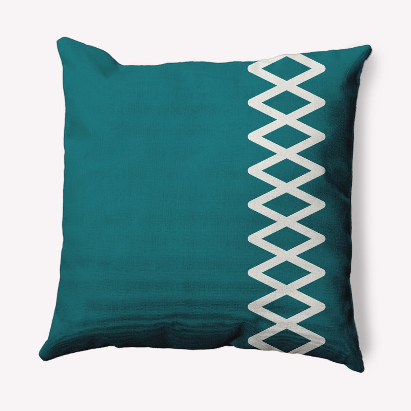 Geometric Reversible Throw Pillow, Dusty Purple, 16" x 16"