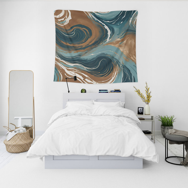 Tapisserie murale, H 80 po x l 68 po x P 0,8 po