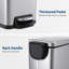 Poubelle de cuisine en acier inoxydable GarveeHome