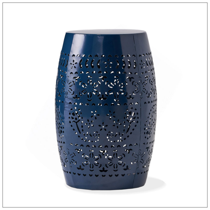 RUBY 12" SIDE TABLE - NAVY, Dark Blue