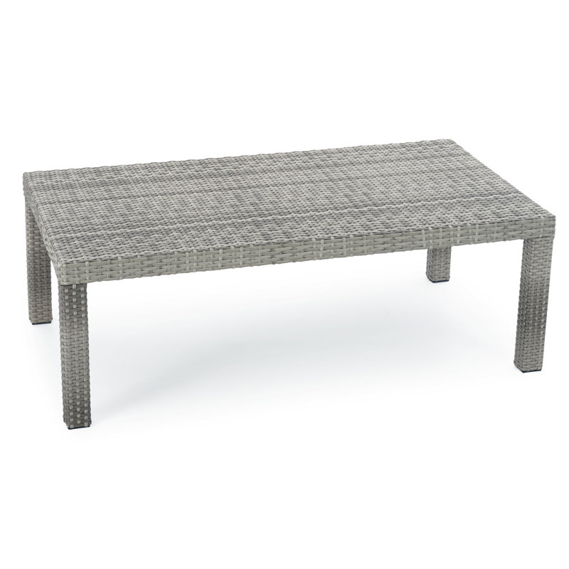Fionnula Rectangular Outdoor Coffee Table , 46 " W 26 " D, Gray