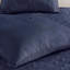 Couvre-lit 3 pièces en microfibre et rembourrage bleu marine, en médaillon, lavable à la machine, design transitionnel réversible à 100%, style-122455731-122455728