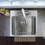 Évier de cuisine à fixation double Diamond Micro L 25 po x l 22 po avec crépine-55843807