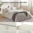 Yasuro 53''W Modern Channel Tufted Sleeper Sofa With Built-In USB Port and Mobile Phone Holder-346608262