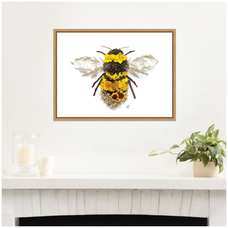 «Bumble Bee» par Madeline Jeppesen, reproduction d'art sur toile encadrée