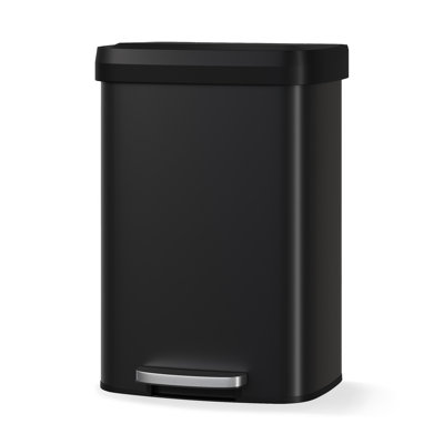 Stainless Steel Step On Kitchen Rubbish Bin - 42.96 L