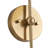 1-Light Mid-Century Modern Globe Wall Sconce