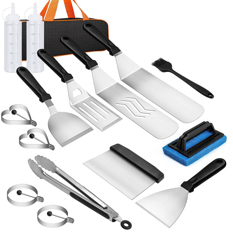 Stainless Steel Non-Stick Dishwasher Safe Grilling Tool Set