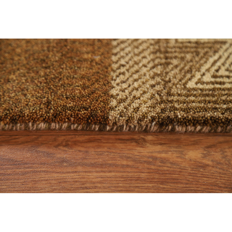 Tapis oriental Gabbeh Kashkoli noué à la main 4 x 6