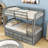 Ehrfried Kids Twin Over Twin Bunk Bed with Trundle with Drawers-67527626