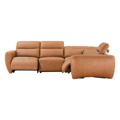 Astro Top Grain Leather Modular Sectional