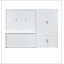Grand lit escamotable mural avec placard, blanc-1351773166