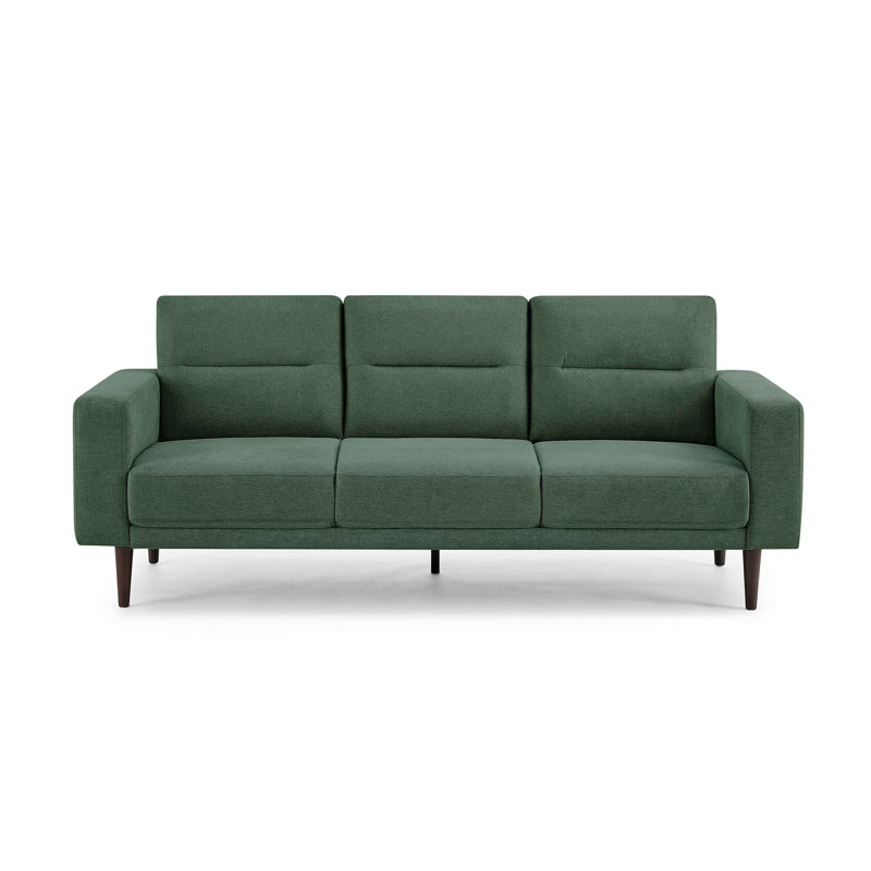 Heros 214.1Cm Square Arms Sofa, Light Green