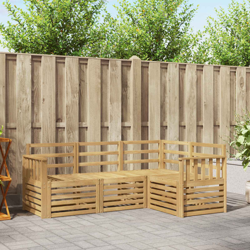 187.5cm Wide Patio Sectional Set