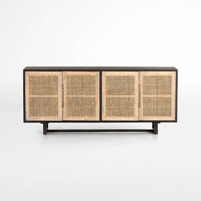 Buffet en bois massif 71,5 po