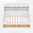 Twin Size Wood Daybed With Built-In Shelving Headboard & Under-Bed Storage Drawers-1019510990