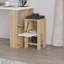 Atharv Bedside Table with Drop-Door Storage and Open Shelf for Versatile Living-92904166