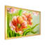 Fleurs de tulipes rouges rétro II - peinture sur toile-59842573-59842566