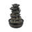 Castulo Handcrafted Indoor Outdoor Weather Resistant Table Top Fountain with Lights