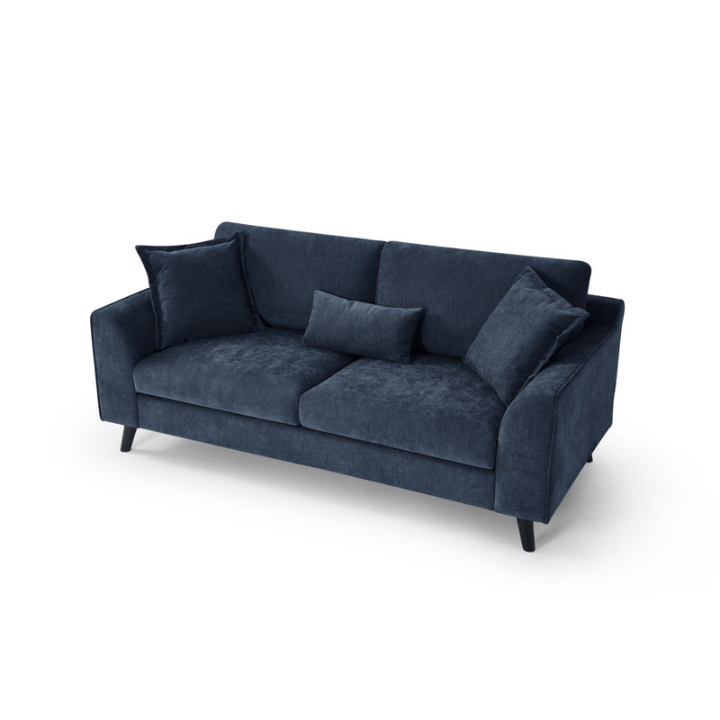 3 Seater Sofa, Navy, 3