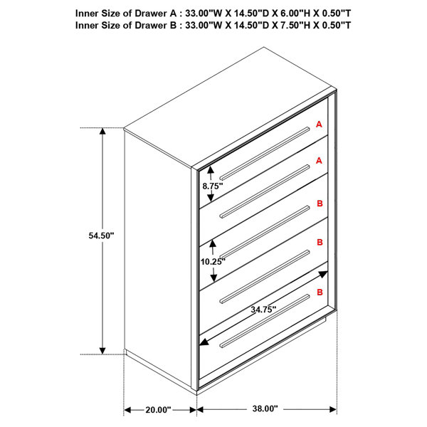 Dimensions du produit