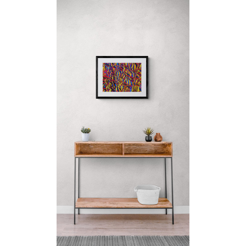 Aluminium Foil by Philippe Monthoux, Black Framed Paper, 16" H x 20" W