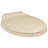 vidaXL Soft-Close Toilet Seat Beige Oval-113007554