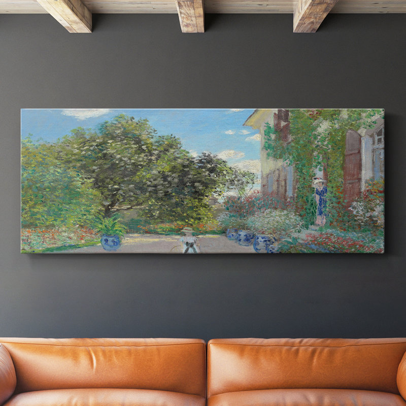 Série paysage - CCXLIV - Toile tendue avec châssis - Prêt à accrocher, H 20 po x l 50 po