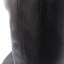 Table d'appoint ronde noire Hollow