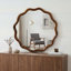 Élégant miroir ondulé pour divers espaces domestiques-521011972-521011973