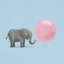 "Jumbo Bubble Gum Blue" par Terry Fan, art sur toile-17840200