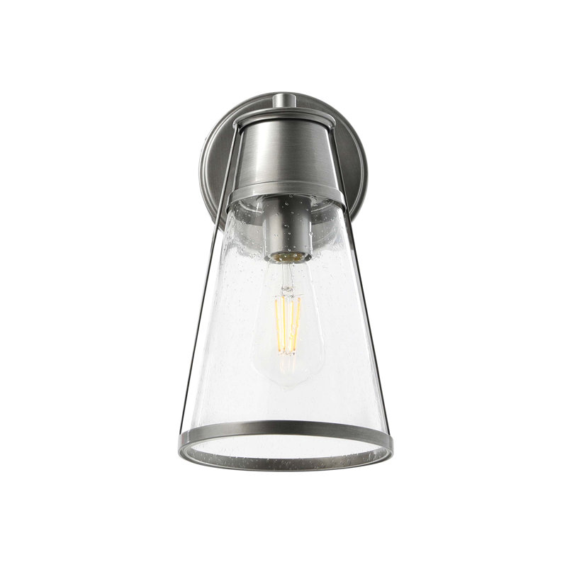 Abercorn Steel Wall Light, Silver